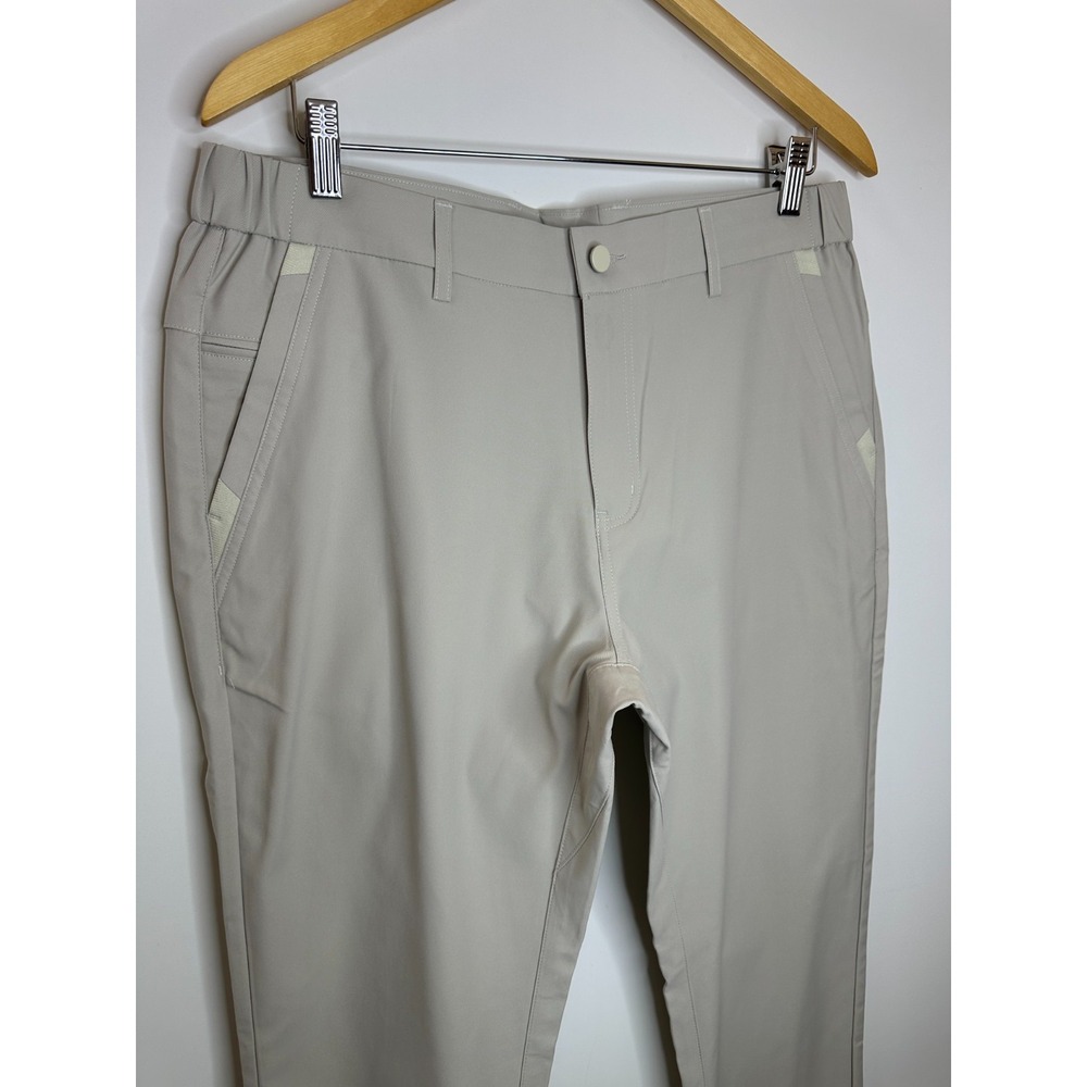 Jack Archer Jetsetter Tech Pant 33 x 32 Stone Beige Tan Golf Performance Travel - Picture 3 of 11